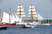 Windjammer-Parade auf der Kieler Förde (Foto: Michael Henry/pixelio.de)