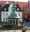 Die Wasserkunst auf dem Marktplatz (Foto: pixelio.de)