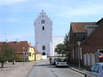 Kirche in Sæby am Kattegat an der Ostsee