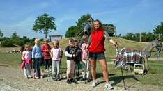 Aktiv-Urlaub für Kinder an der Ostsee: Kinderlaufstrecke in der Probstei (Foto: Tourismusverband Probstei)