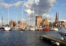 Rostocker Stadthafen (Foto: Tourismuszentrale Hansestadt Rostock & Warnemünde)