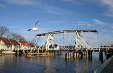 Holländer-Klappbrücke in Greifswald-Wieck