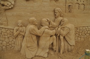 Sandskulpturen auf Usedom