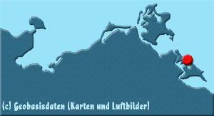 Seebad Loddin-K&ouml;lpinsee / Insel Usedom (Quelle: Geobasisdaten siehe Impressum)