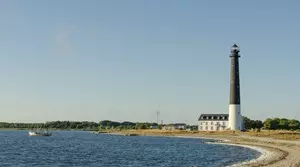 Der Leuchtturm von Sörve im Süden der Insel Saaremaa