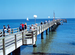 Seebr&uuml;cke K&uuml;hlungsborn (Foto: Touristik-Service K&uuml;hlungsborn)