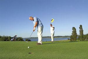 Golfplatz Balmer See auf Usedom