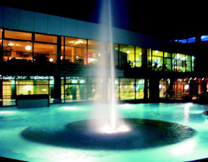Geysir in der Bernsteintherme Zinnowitz (Foto: Bernsteintherme)