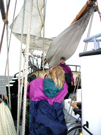 Klar zum Segelsetzen vor Rügen (Foto: Peer Schmidt-Walther)