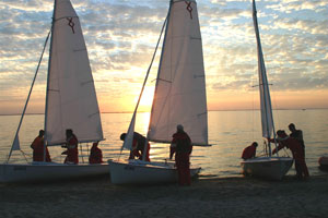 Segeln bei Windsport Usedom in &Uuml;ckeritz