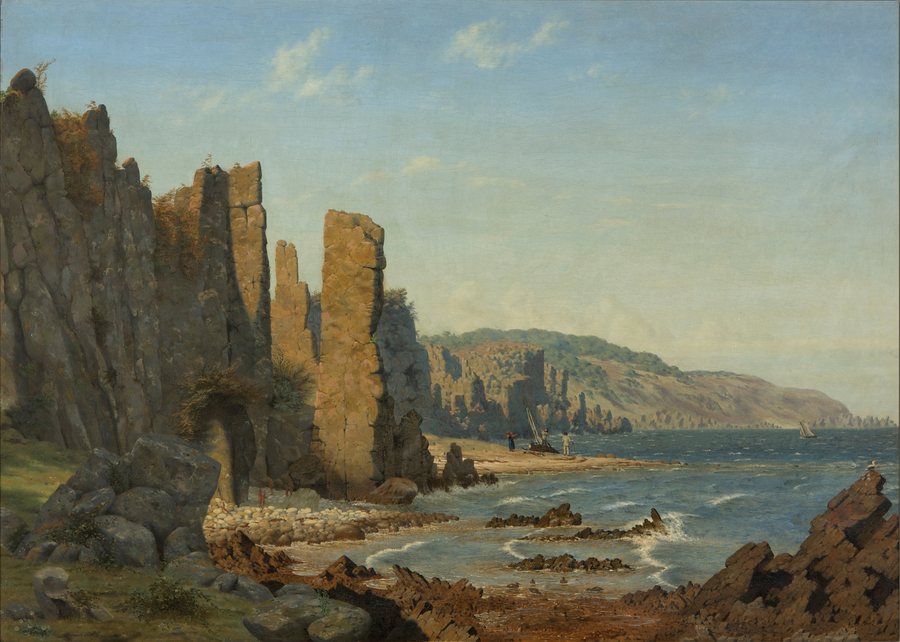 Beach formation on Bornholm. Scene from Rø
