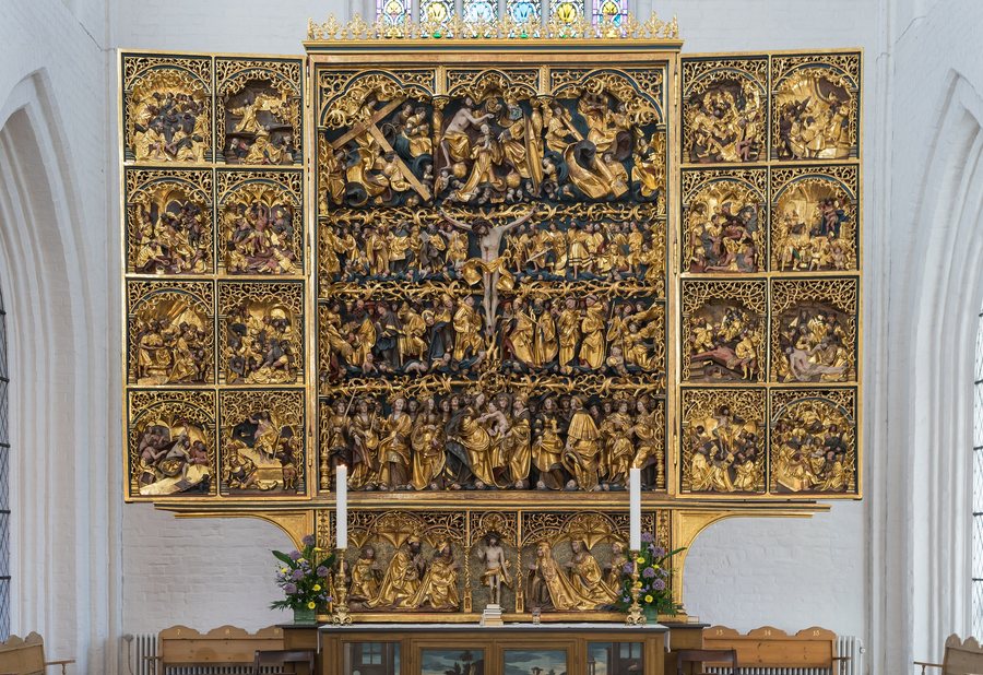 File:Altarpiece Odense Sankt Knut cathedral Denmark.jpg