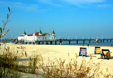 Anflug auf die Insel Usedom