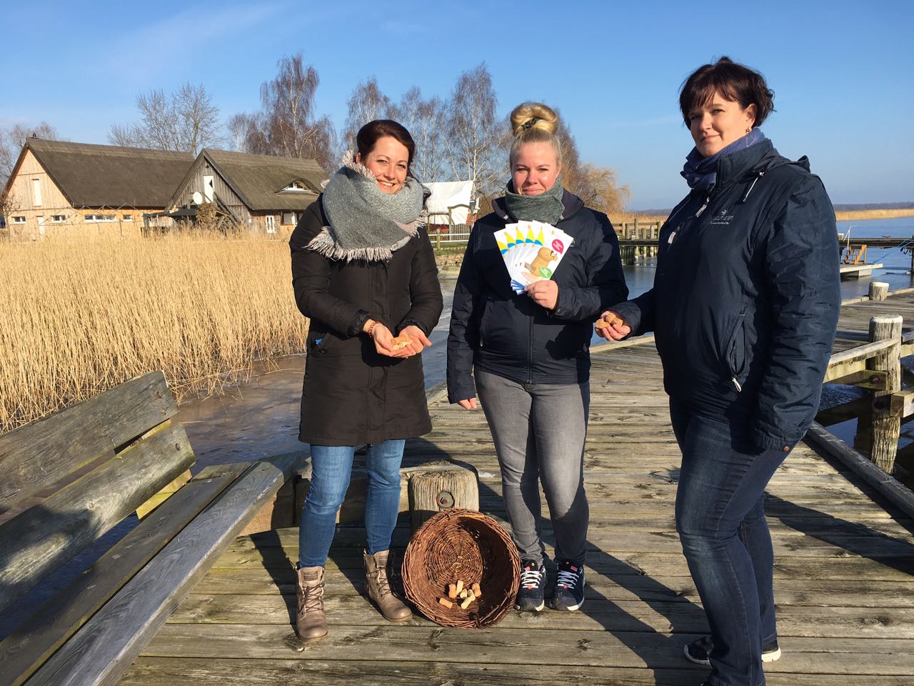 Krumminer Naturhafen setzt mit Korkenkampagne und Kranichschutz auf besondere Nachhaltigkeit