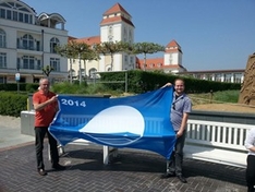 Blaue Flagge für Karlshagen