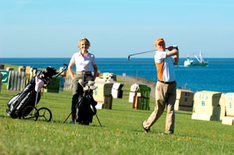 Golfspielen an der Ostsee (Foto: golfküste* Schleswig-Holstein)