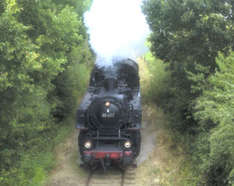 Mit der Dampflok an den Strand (Foto: Museumsbahnen Schönberger Strand)