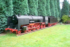Schnellzug-Dampflokomotive BR01 im Maßstab 1:5 (Foto: Modellbahn-Paradies Fehmarn)