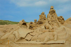 Sandskulpturen-Ausstellung Insel Rügen