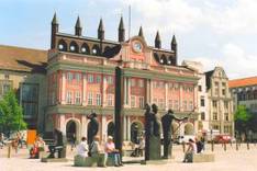 Historisches Rathaus in der Hansestadt Rostock (Foto ©Tourismuszentrale Rostock & Warnemünde)