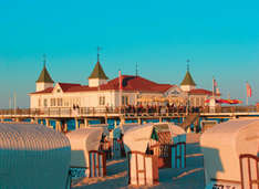 Historische Seebrücke in Ahlbeck/Insel Usedom (Foto: Usedom Tourismus GmbH)