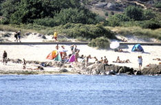Strand bei Allinge-Sandvig, Insel Bornholm