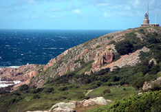 Kullaberg in Schweden an der ostsee im Kattegat