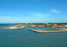 Hafen von Rødbyhavn auf Lolland