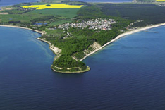 Küste der Insel Rügen bei Göhren