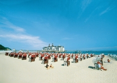 Die Seebrücke in Sellin auf der Insel Rügen