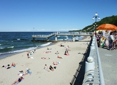 Strand von Swetlogorsk Rauschen