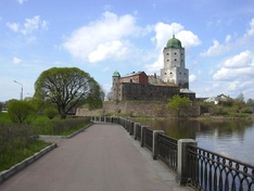 Schloss Wyborg an der Ostsee in Russland