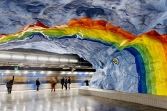 U-Bahnkunst in Stockholm