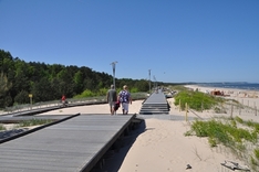 Dünenpromenade in Swinemünde auf Usedom