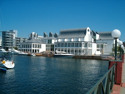 Dunkers kulturhus am Hafen von Helsingborg