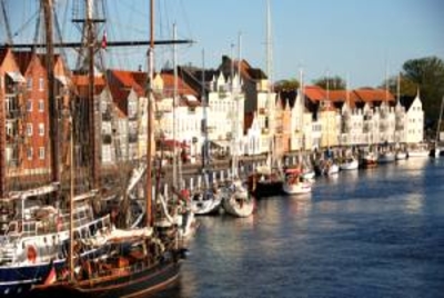 Hafen in Sønderborg, Dänemark