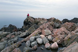 Blick auf die Felsen des Kullabergs