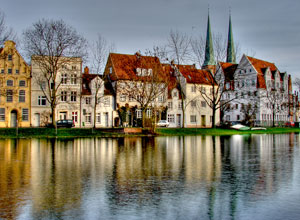 Die Altstadt der Hansestadt Lübeck gehört zum UNESCO-Welterbe