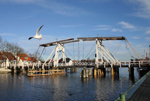 Holländer-Klappbrücke in Wieck (Foto: Sabrina Wittkopf-Schade)