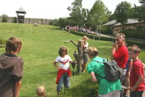 Wanderfakle Lanny aus dem Vogelpark Marlow