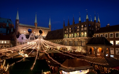 Weihnachtsmarkt in Lübeck