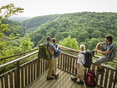 Aussicht vom Berg "Kupferhut"