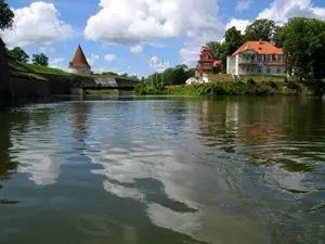 Blick auf Kuressaare mit der Burg