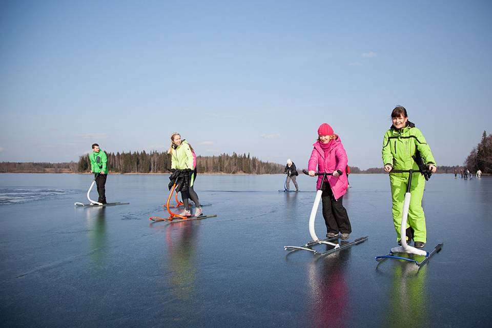 Eislaufen in Estland