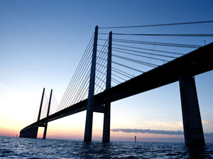Die Öresundbrücke als Wahrzeichen von Malmö