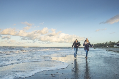 Spaziergang am Strand von Hohwacht