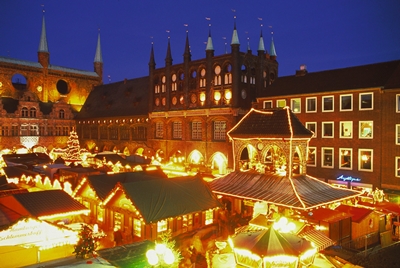 Weihnachtsmarkt in Lübeck