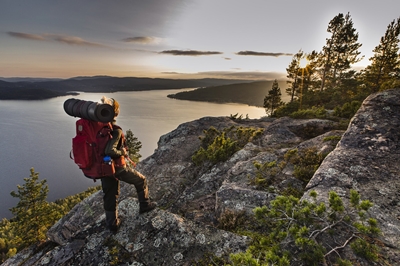 Wandern und Klettern an der hohen Küste