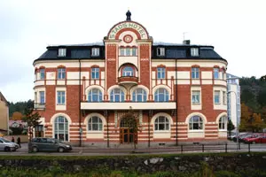 Stadshotellet in Söderköping in Östergötland an der schwedischen Ostseeküste