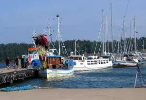 Nynäshamn in der Provinz Stockholm an der Ostsee Schweden